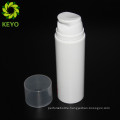 150ml empty cosmetic lotion white airless plastic pump bottle